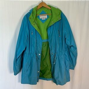 Mackintosh New England Vintage Rain Coat, Cinched Waist, Size M